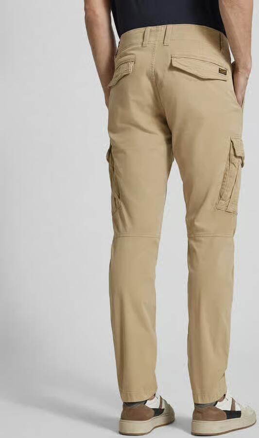 PME Legend tapered fit cargobroek met labelstitching - Foto 8