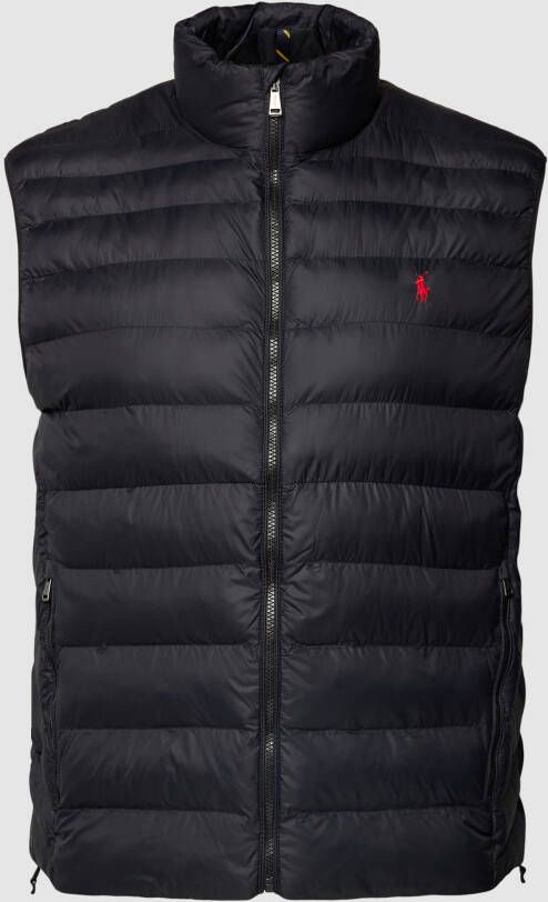 Polo Ralph Lauren Big & Tall PLUS SIZE bodywarmer met labelstitching model 'TERRA VEST'