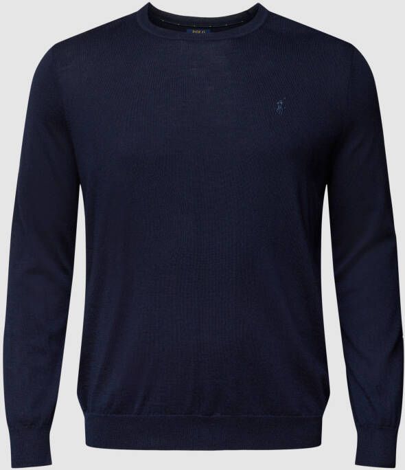 Polo Ralph Lauren Big & Tall PLUS SIZE gebreide pullover met logostitching