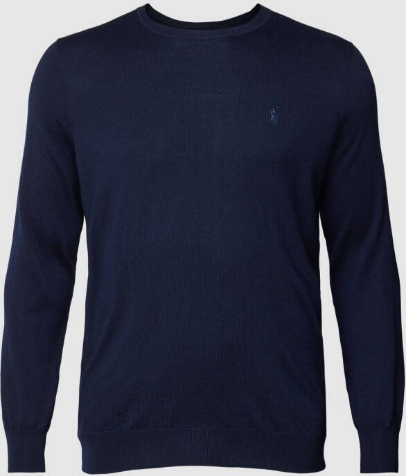 Polo Ralph Lauren Big & Tall PLUS SIZE gebreide pullover met logostitching