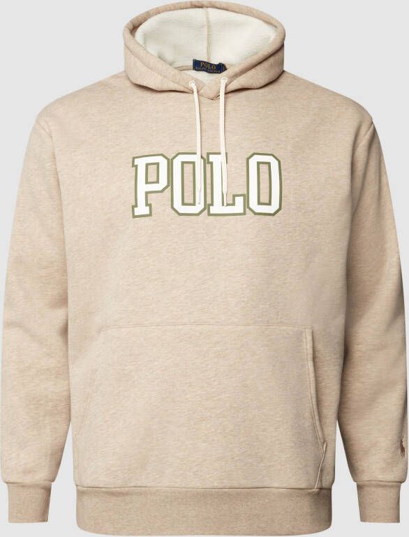 Polo Ralph Lauren Big & Tall PLUS SIZE hoodie met labelprint