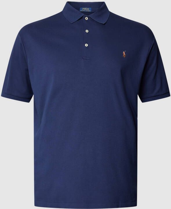 Polo Ralph Lauren Big & Tall PLUS SIZE poloshirt met labelstitching