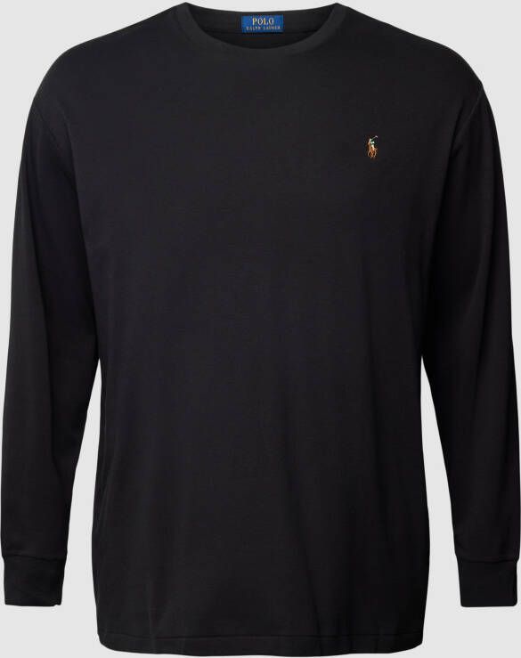 Polo Ralph Lauren Big & Tall PLUS SIZE shirt met lange mouwen en logostitching