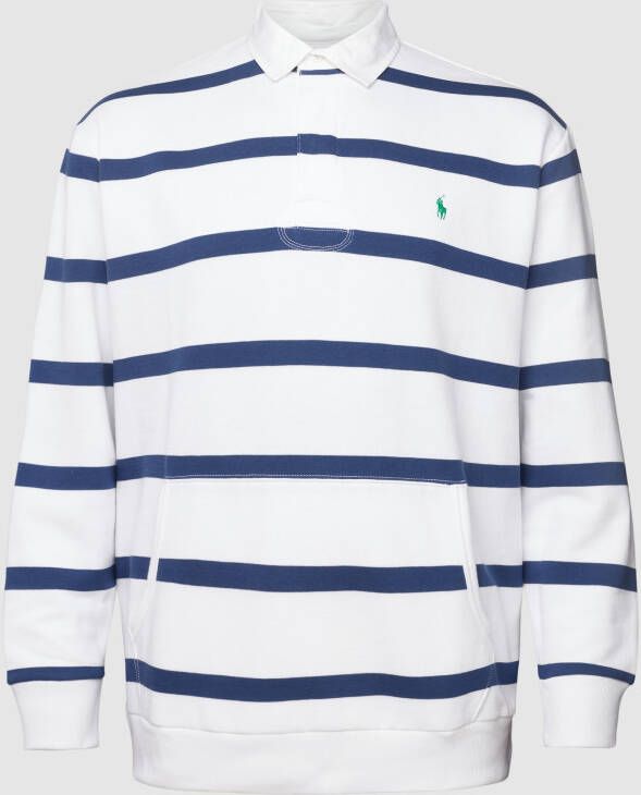 Polo Ralph Lauren Big & Tall PLUS SIZE Sweatshirt met streepmotief