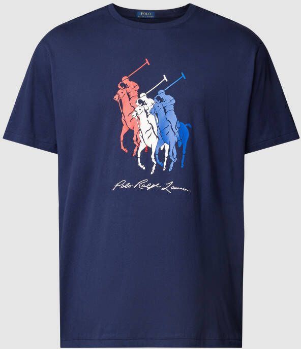Polo Ralph Lauren Big & Tall PLUS SIZE T-shirt met label- en motiefprint