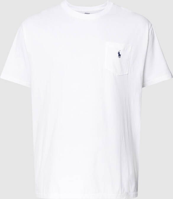 Polo Ralph Lauren Big & Tall Plus size T-shirt met labelstitching model 'SS JRSY CN'