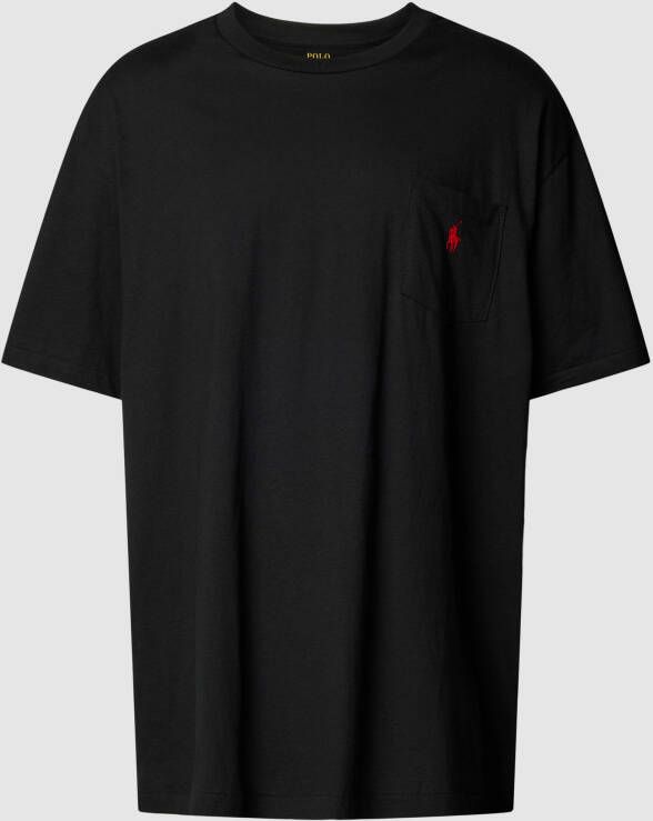 Polo Ralph Lauren Big & Tall Plus size T-shirt met labelstitching model 'SS JRSY CN'