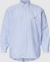 POLO Ralph Lauren Big & Tall +size gestreept regular fit overhemd blue white - Thumbnail 2