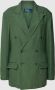 Ralph Lauren Linnen Double-Breasted Blazer Green Dames - Thumbnail 1