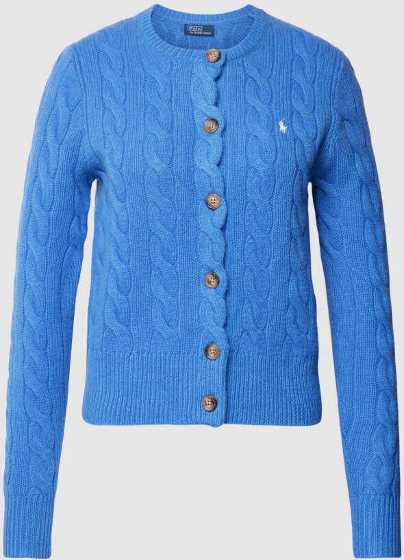 Ralph Lauren Klassieke wollen en kasjmier cardigan Blue Dames