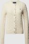 Polo Ralph Lauren Off-White Kabelgebreide Wol-Kasjmier Vest White Dames - Thumbnail 1