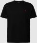 Polo Ralph Lauren Zwart Katoenen Regular Fit T-Shirt Black Heren - Thumbnail 2