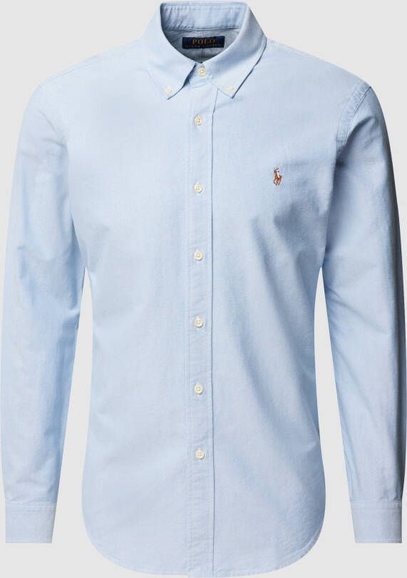 Polo Ralph Lauren Custom fit vrijetijdsoverhemd met labelstitching
