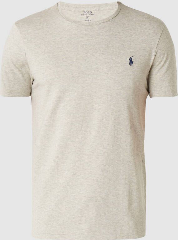 Polo Ralph Lauren Custom slim fit T-shirt met geborduurd logo