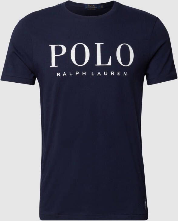 Ralph Lauren Klassiek katoenen T-shirt voor heren Blauw Heren