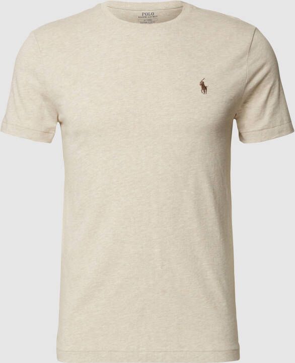 Polo Ralph Lauren Custom slim fit T-shirt van katoen