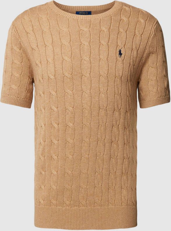 Polo Ralph Lauren Gebreid shirt met kabelpatroon