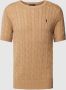 Polo Ralph Lauren Gebreid shirt met kabelpatroon - Thumbnail 1