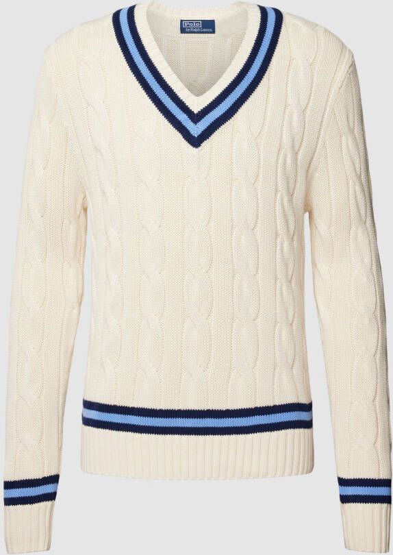 Polo Ralph Lauren Gebreide pullover met kabelpatroon