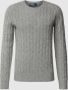 Polo Ralph Lauren Gebreide pullover met kabelpatroon model 'CABLE' - Thumbnail 1