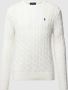 Polo Ralph Lauren Gebreide pullover met kabelpatroon model 'DRIVER' - Thumbnail 1
