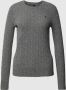 Polo Ralph Lauren Gebreide pullover met kabelpatroon model 'JULIANNA' - Thumbnail 1