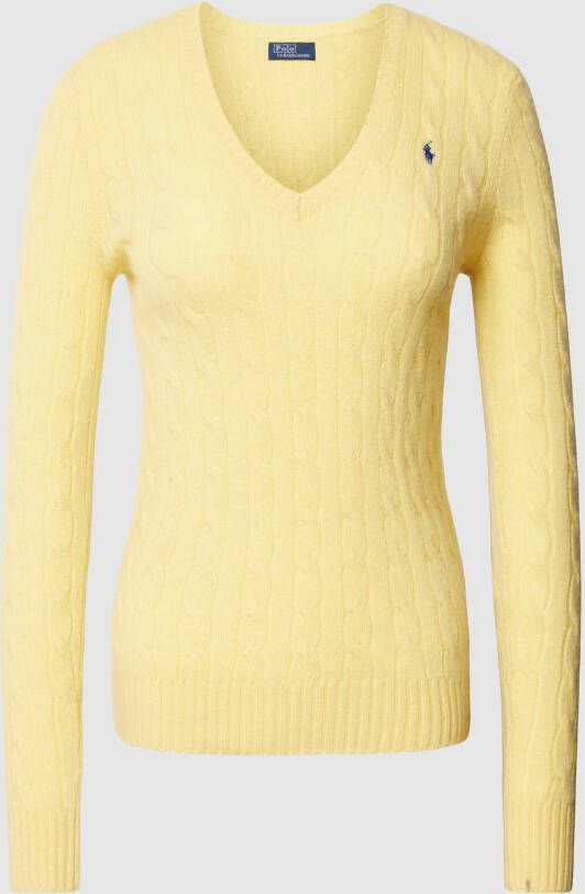 Polo Ralph Lauren Gebreide pullover met kasjmier model 'KIMBERLY'