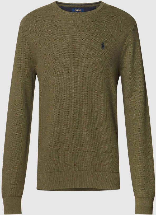 Polo Ralph Lauren Gebreide pullover met labelstitching