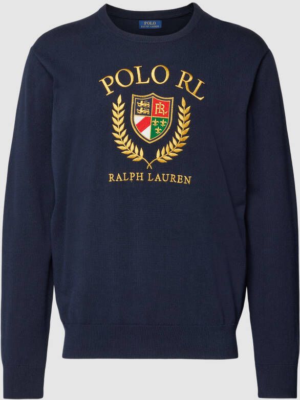 Polo Ralph Lauren Gebreide pullover met labelstitching