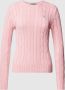 Polo Ralph Lauren Gebreide pullover met logostitching model 'JULIANNA' - Thumbnail 1