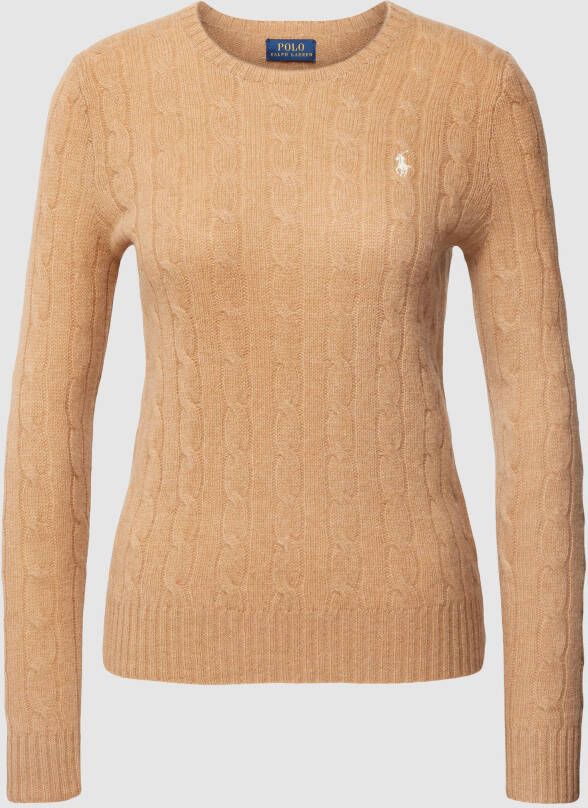 Polo Ralph Lauren Gebreide pullover met logostitching model 'JULIANNA'