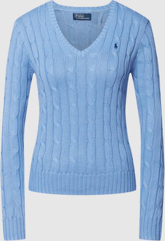 Polo Ralph Lauren Gezellige en stijlvolle katoenen gebreide trui White