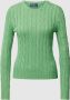 Polo Ralph Lauren Gebreide pullover van katoen met structuurmotief model 'JULIANNA' - Thumbnail 1