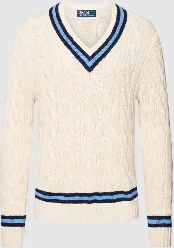 Polo Ralph Lauren Gebreide pullover met kabelpatroon