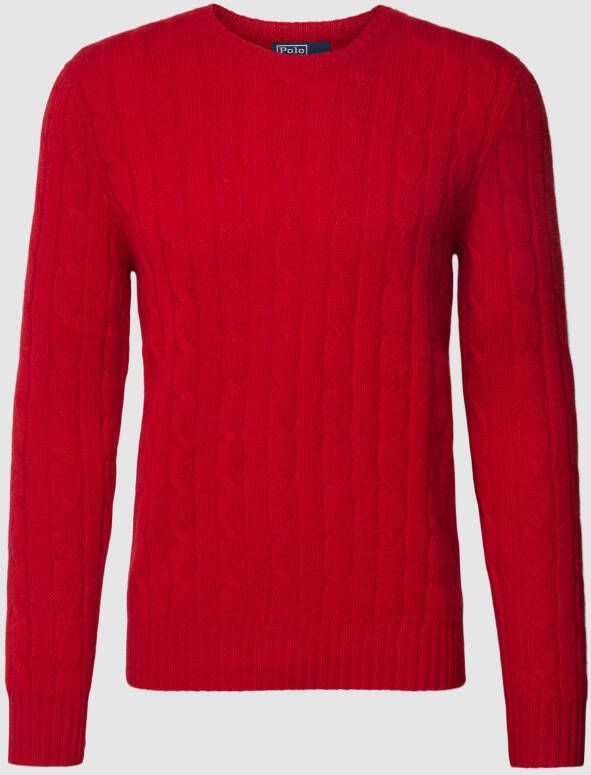 Polo Ralph Lauren Kasjmier pullover met kabelpatroon