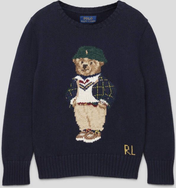 Polo Ralph Lauren Kids Gebreide pullover met labelstitching