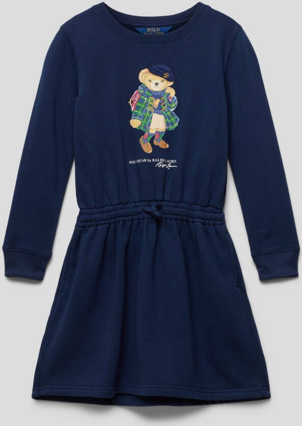 Polo Ralph Lauren Kids Mini-jurk met labelprint