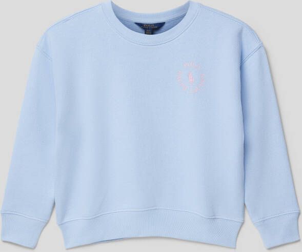 Polo Ralph Lauren Kids Sweatshirt met labelprint model 'BUBBLE'