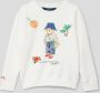 Polo Ralph Lauren Teens Sweatshirt met motiefprint - Thumbnail 1