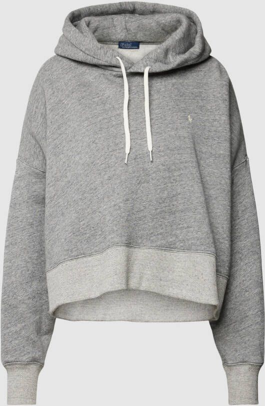 Polo Ralph Lauren Korte hoodie in gemêleerde look