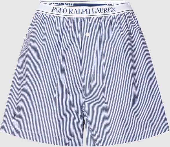 Polo Ralph Lauren Korte pyjamabroek met elastische band met logo