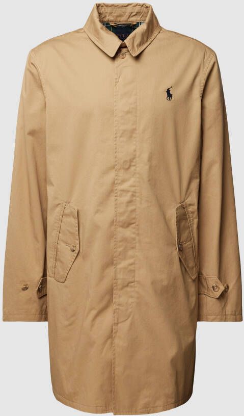 Polo Ralph Lauren Lange jas met platte kraag model 'WALKING'