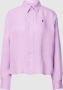 Polo Ralph Lauren Paarse Overhemd met Lange Mouwen Purple Dames - Thumbnail 1