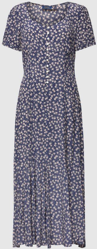 Polo Ralph Lauren Midi-jurk met all-over bloemenmotief