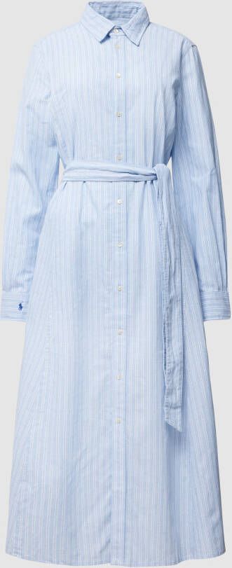Polo Ralph Lauren Midi-jurk met streepmotief