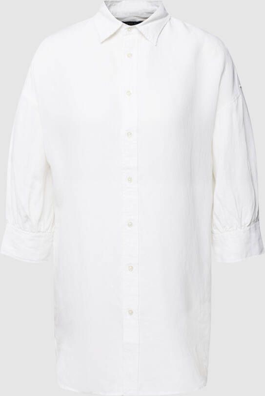 Polo Ralph Lauren Overhemdblouse met kentkraag model 'AVRI'