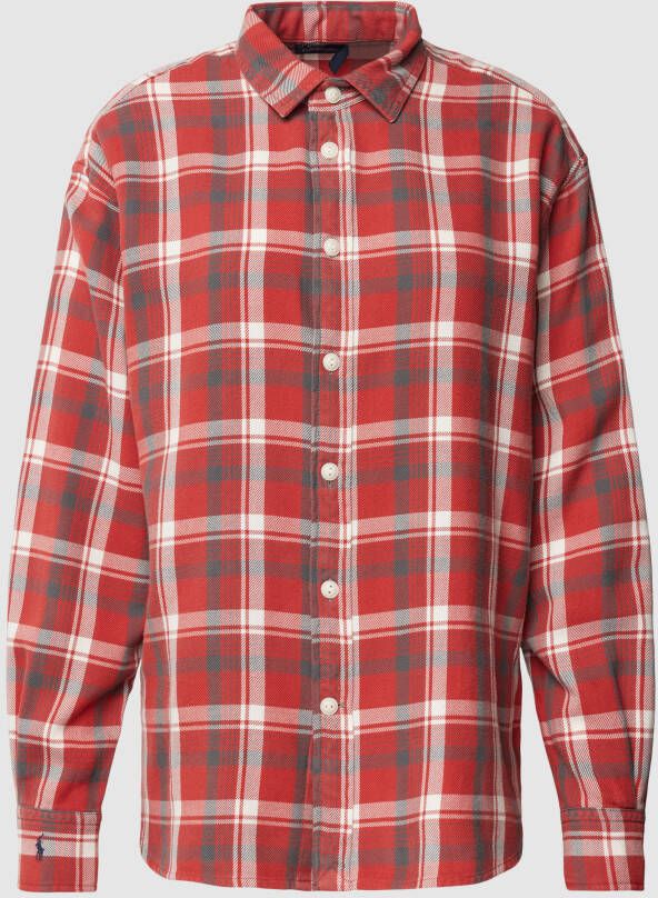 Ralph Lauren Geruite Overhemd van Polo Red Dames