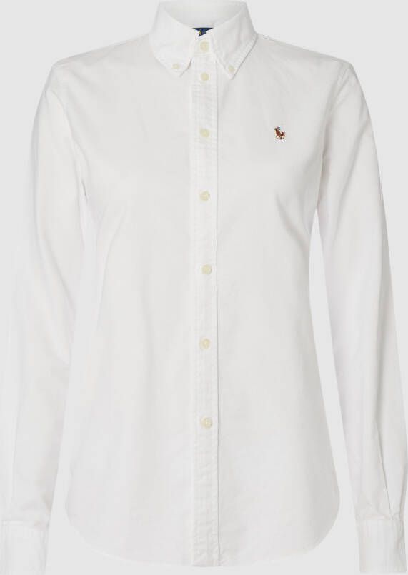 Polo Ralph Lauren Overhemdblouse van Oxford model 'Kendel'
