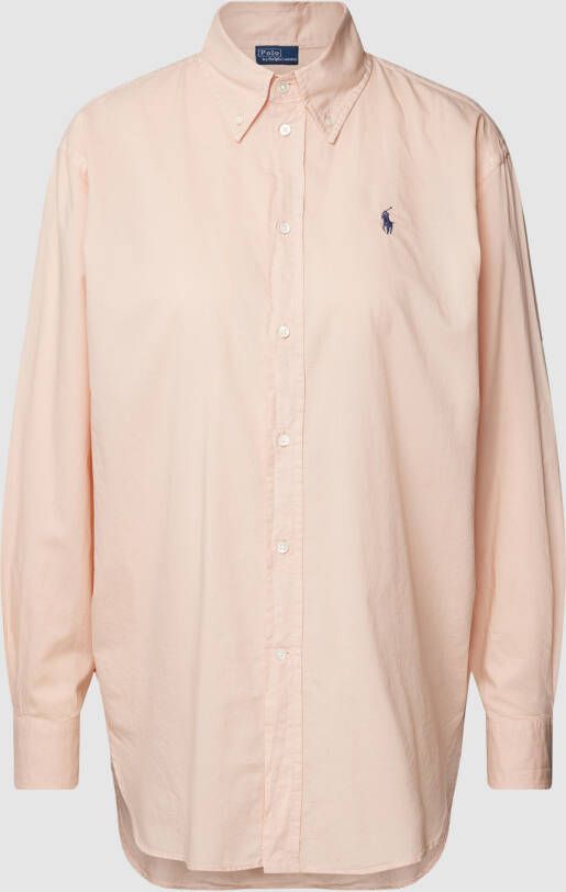 Polo Ralph Lauren Overhemdjurk met logostitching