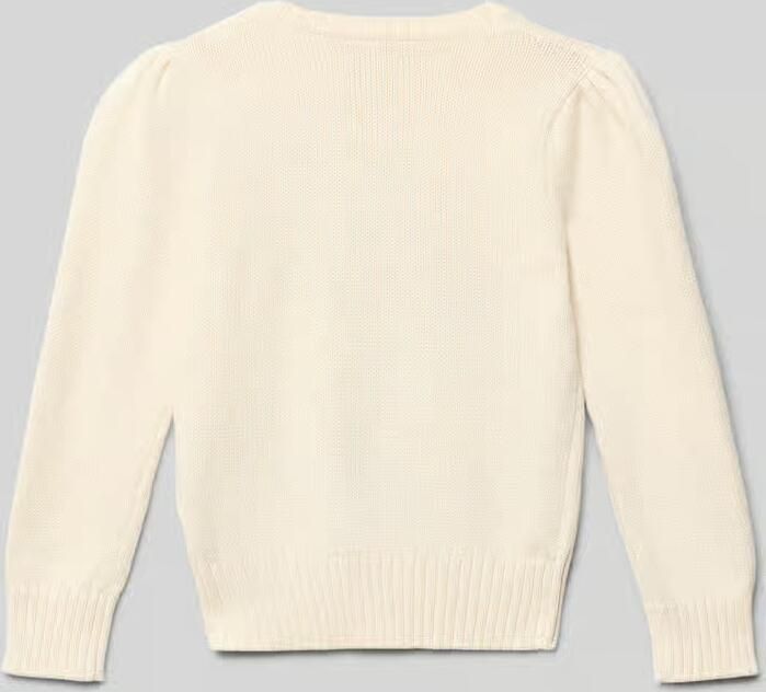 Polo Ralph Lauren Kids Gebreide pullover met motief en ronde hals